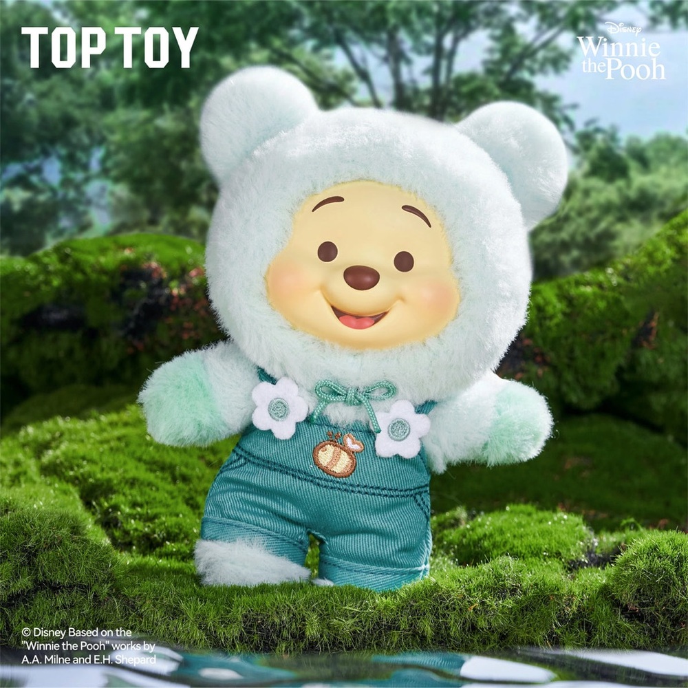 Top Toy Winnie The Pooh Candy Series Plush Pendant - Mint Fresh